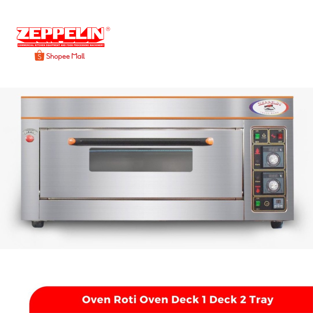 Zeppelin Oven Deck Gas 1 Pintu 2 Loyang