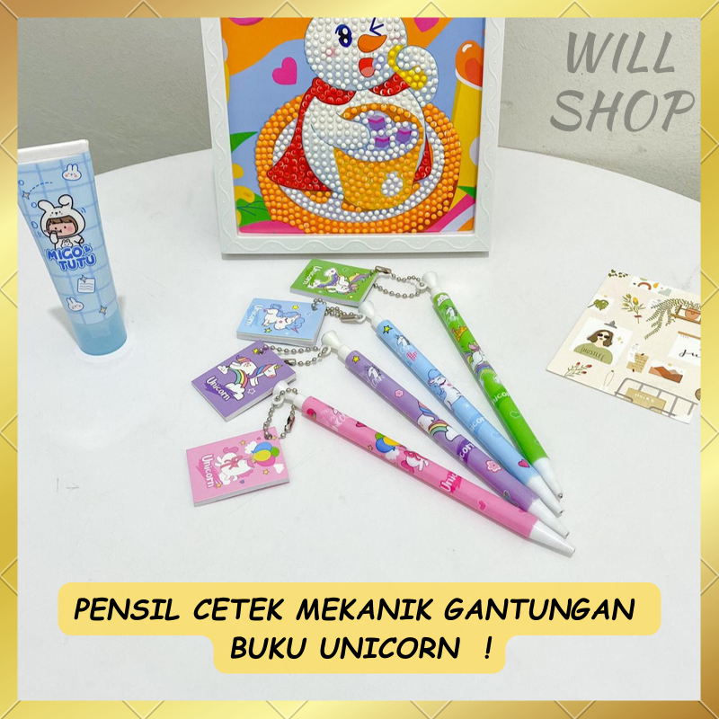 

VARIAN 4 / 8 / 12 PCS PENSIL CETEK MEKANIK GANTUNGAN BUKU UNICORN LITTLE PONY MOTIF TERBARU DAN UNIK / ALAT TULIS TERMURAH BISA COD