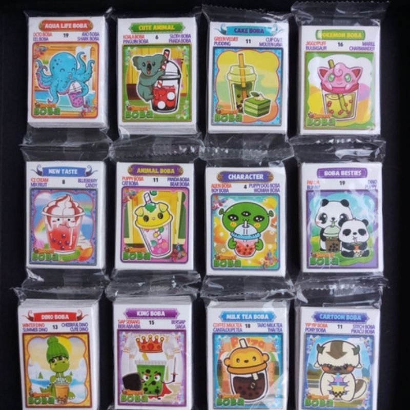 Mainan kartu kwartet DG satuan