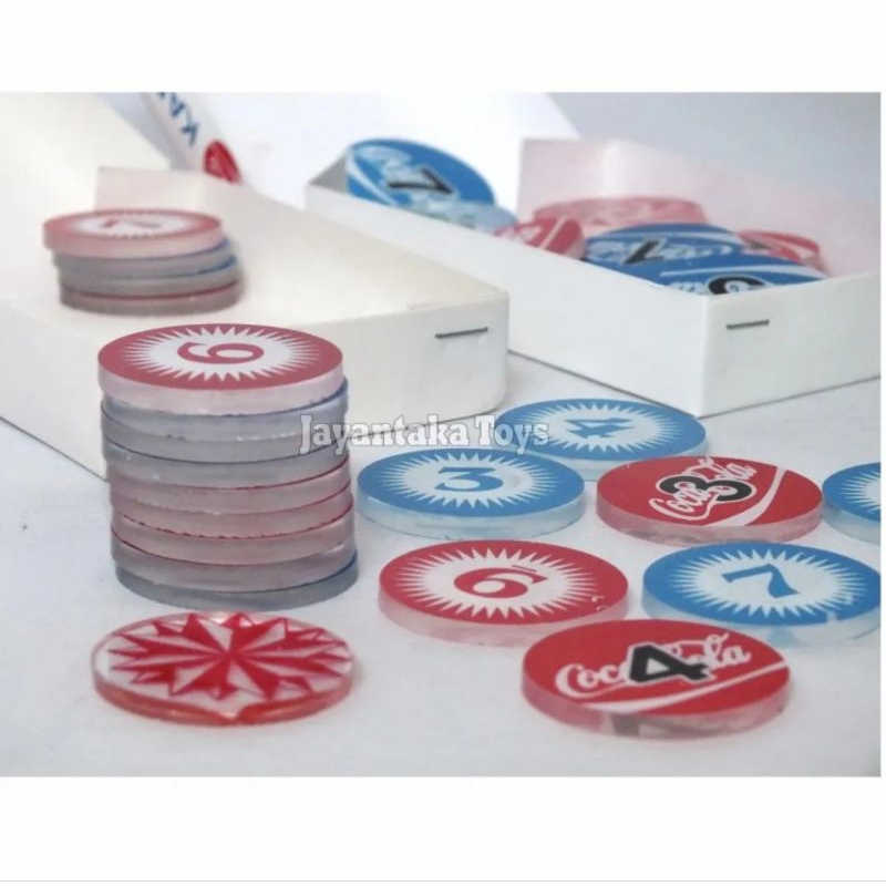 HAKIMTOYS Murah Biji karambol tebal 3.5mm + Cristal pelicin papan karambol