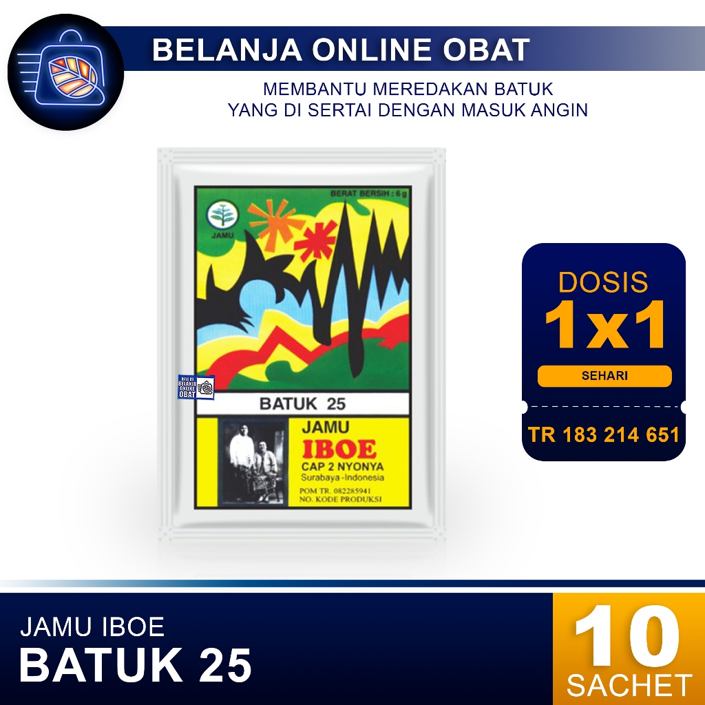 

JAMU IBOE BATUK 25 // Mengatasi Batuk