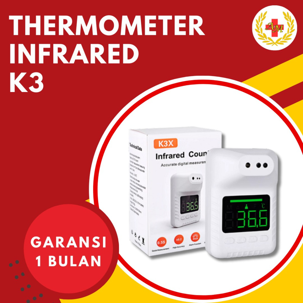 Thermometer Infrared K3X/ Infrared Thermometer Forehead Non contact termometer