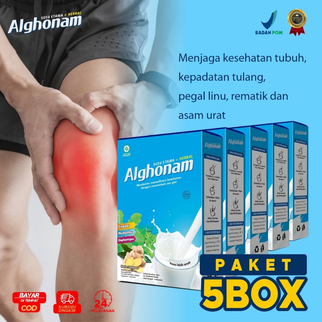 

Al Ghonam 1KG Paket isi 5 Box Etawak Susu Kambing Solusi Masalah Pernapasan Pernafasan Asma Bronkhitis Bronkitis Sesak Napas Bebas Pengawet Rendah Gula Tingkatkan Imunitas Daya Tahan Tubuh Cegah Asi Booster Isi 200gr