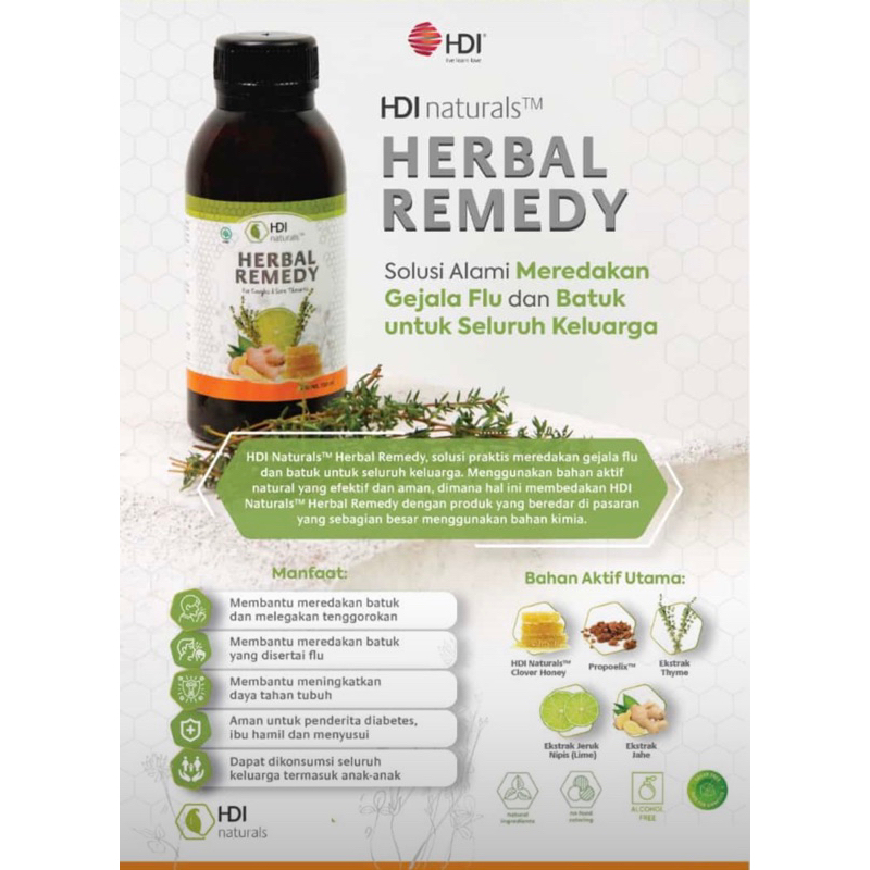 herbal remedy cough & flu