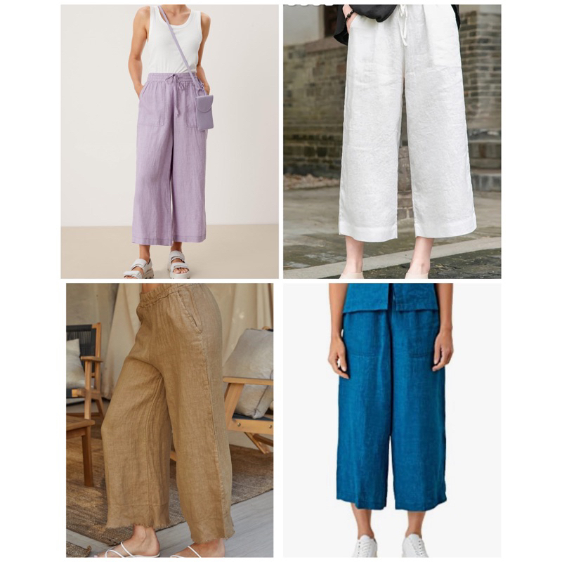 Drape Wide Pants Kulot By Isuga