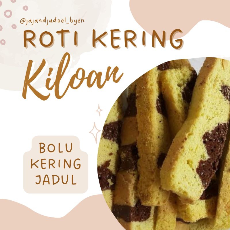 

ROTI BOLU KERING JADUL 250gram | bolu legendaris | roti manis enak murah