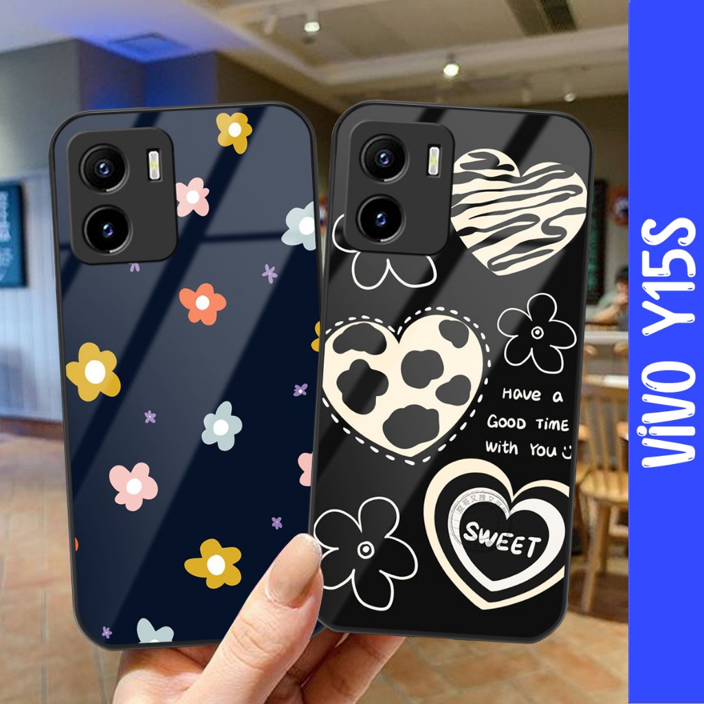 Softcase Kaca Vivo Y15s Terbaru Casing Handphone [MG12]