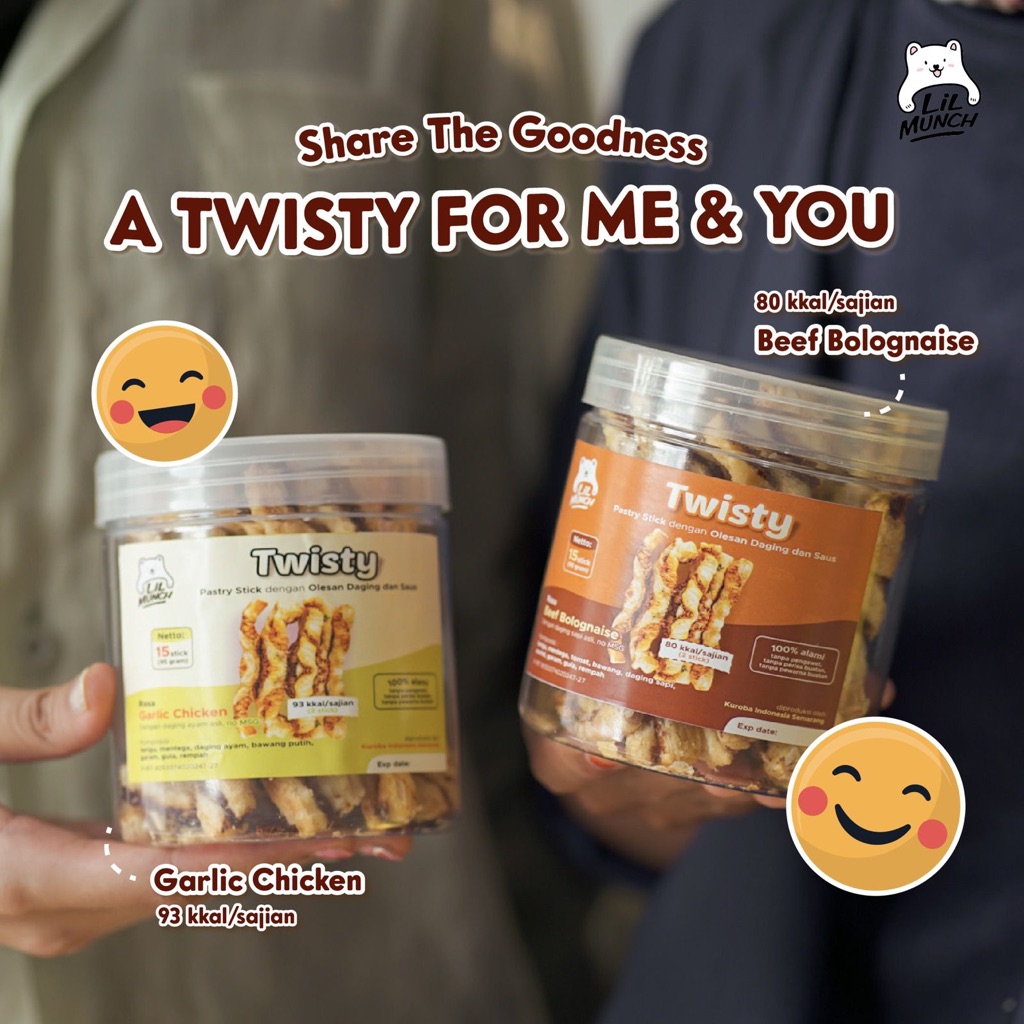 SNACK Bayi 1 tahun BB BOOSTER - Twisty Beef Bolognese - Protein Hewani Snack MPASI Cemilan Bayi Anak