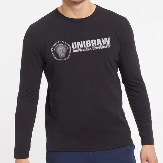 Kaos Lengan Panjang UNIBRAW Universitas BRAWIJAYA Long Sleeve t-shirt