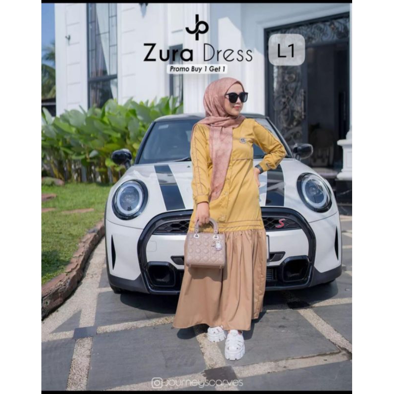 DEWASA BUSUI FRIENDLY ZURA DRESS by JP Journey Scarves