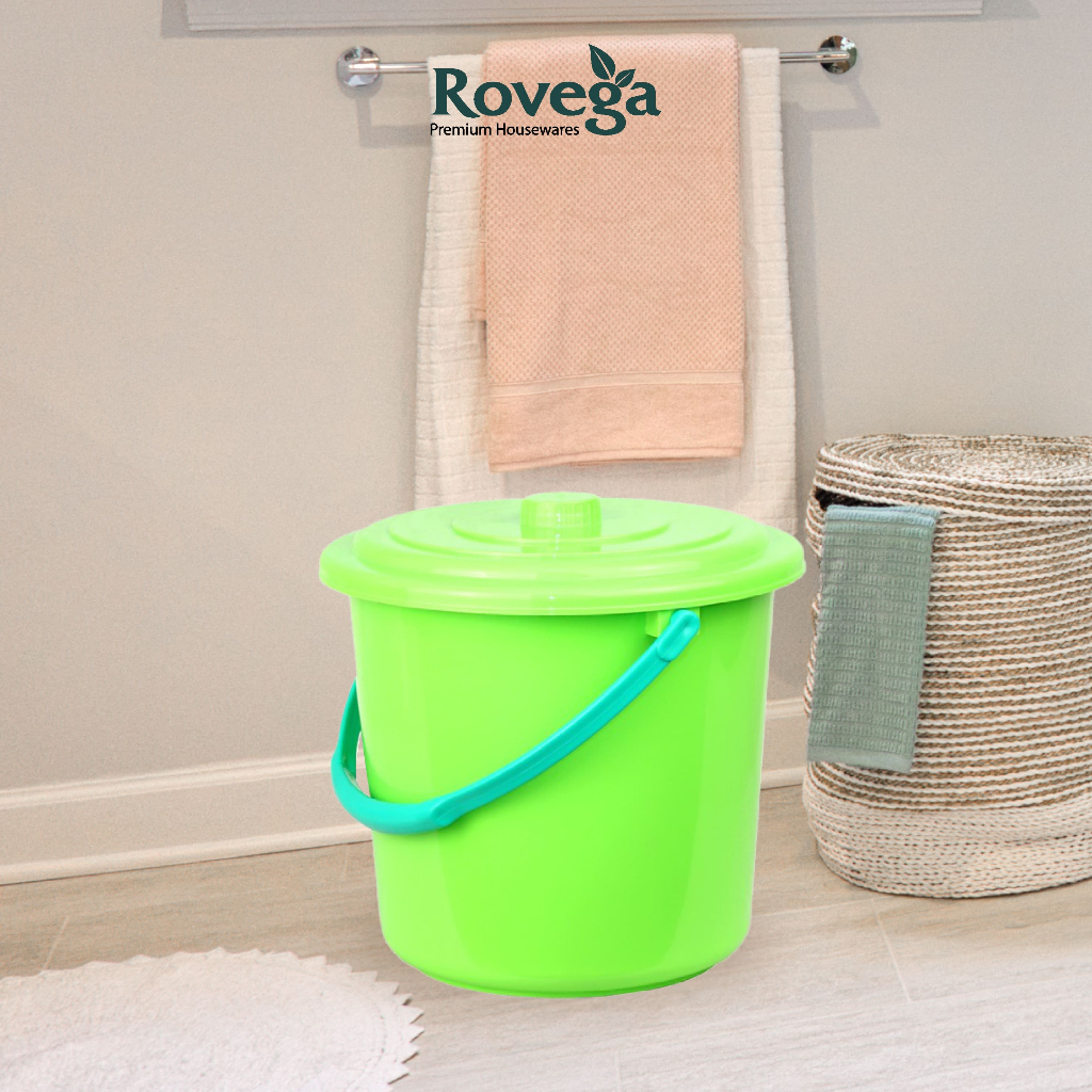 Rovega Ember plastik / Metro Solis Pail 12 Liter Dengan tutup PL41CSGR