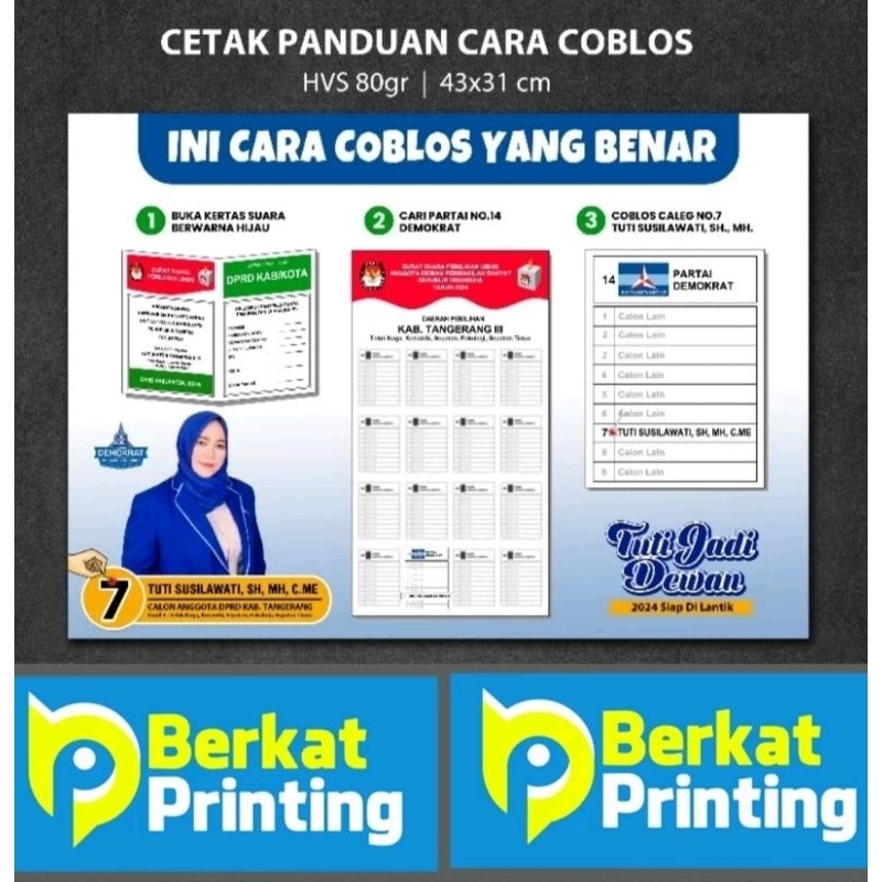 

[ BEST SELLER ] Kertas Surat Suara Untuk Simulasi dan Edukasi