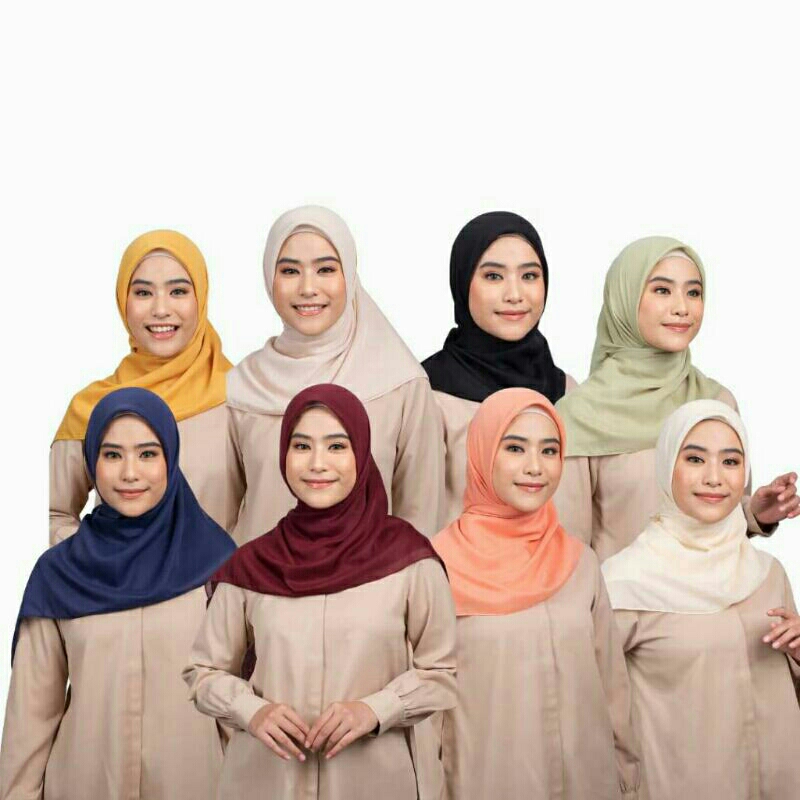 Bisa COD Jilbab Murah Segi 4 zoya polos original Bigsale || Kerudung Hijab Segiempat Polos Ori Zoya 