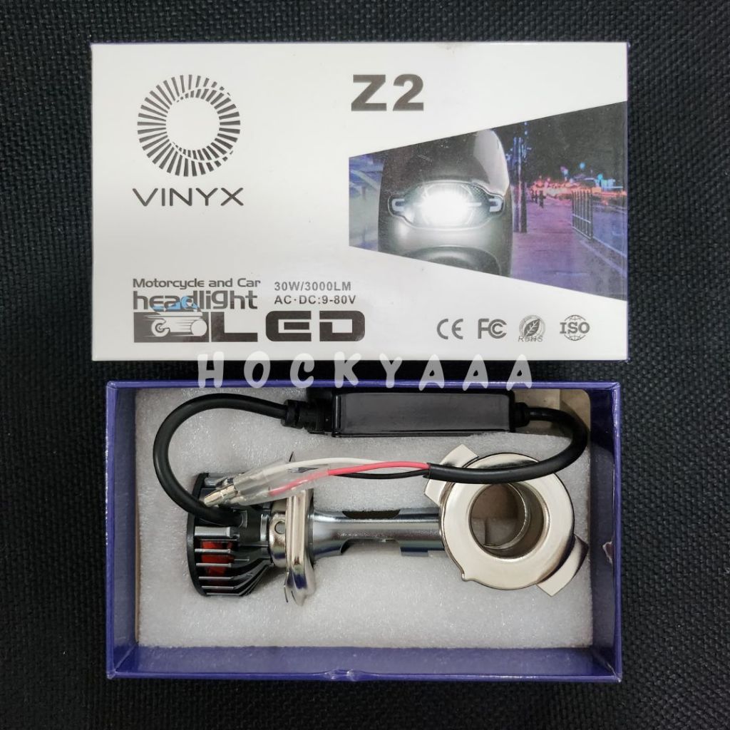 Lampu LED Z2 Motor Mobil AC-DC H4 30 Watt