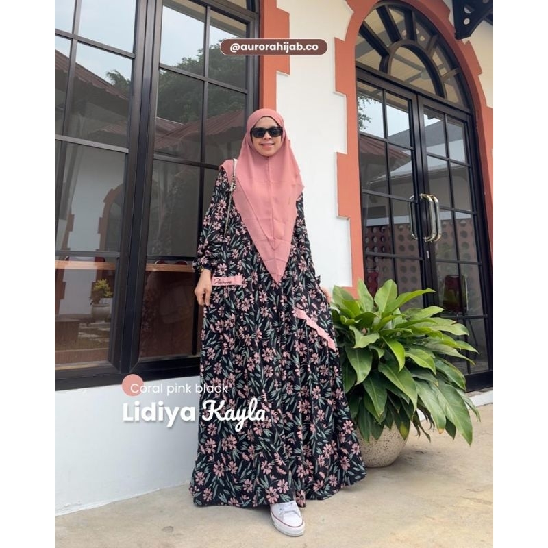 LIDIYA KAYLA dress ori by Aurora hijab, DRESS SAJA