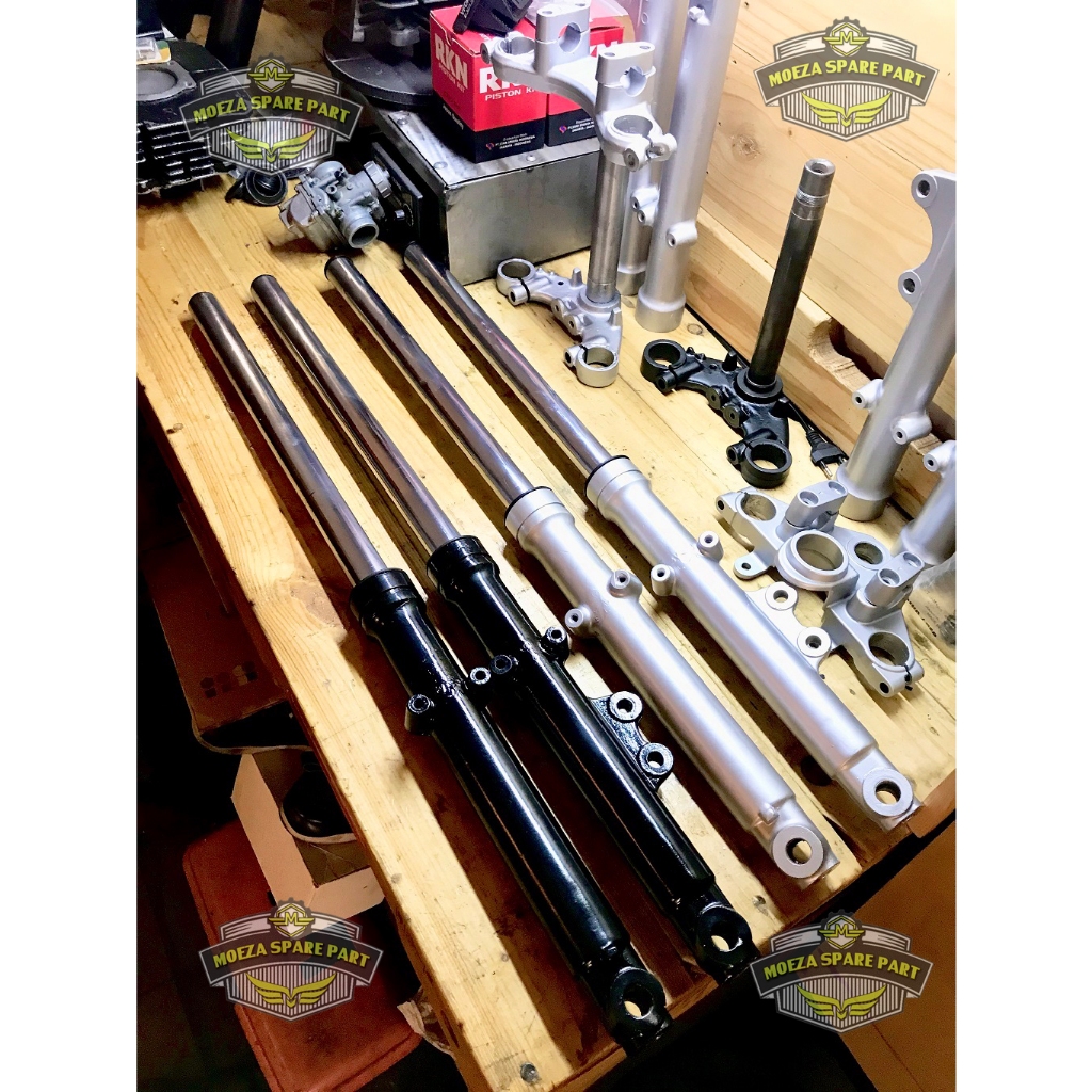 As Bottom Tabung Shock Sok Skok Shockbreaker Depan Yamaha RX King RxKing RxK Ori Bekas Full Restore