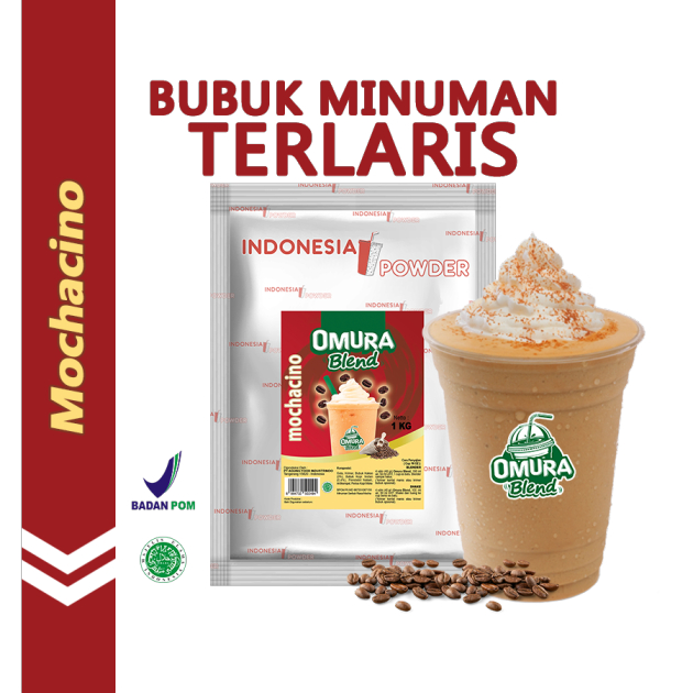 

OMURA Blend Bubuk Minuman Premium Rasa Mochacino / Moka / Moccacino / Mocha Powder Drink 1 Kg Omura Powder