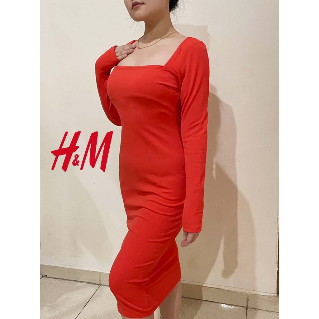 HM Red Dress