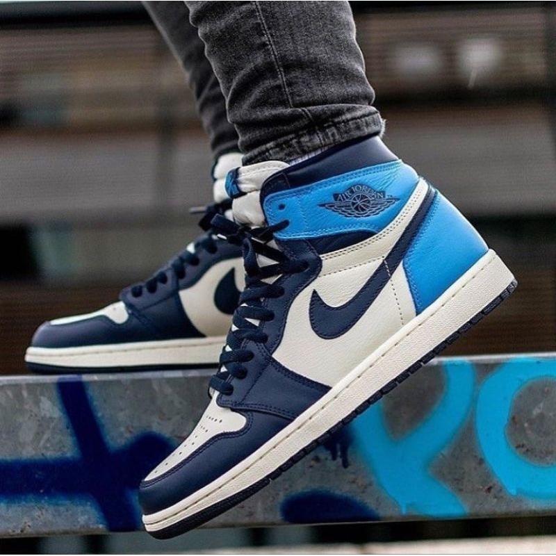 SNEAKER NIKE AIR JORDAN 1 HIGH OBSIDIAN