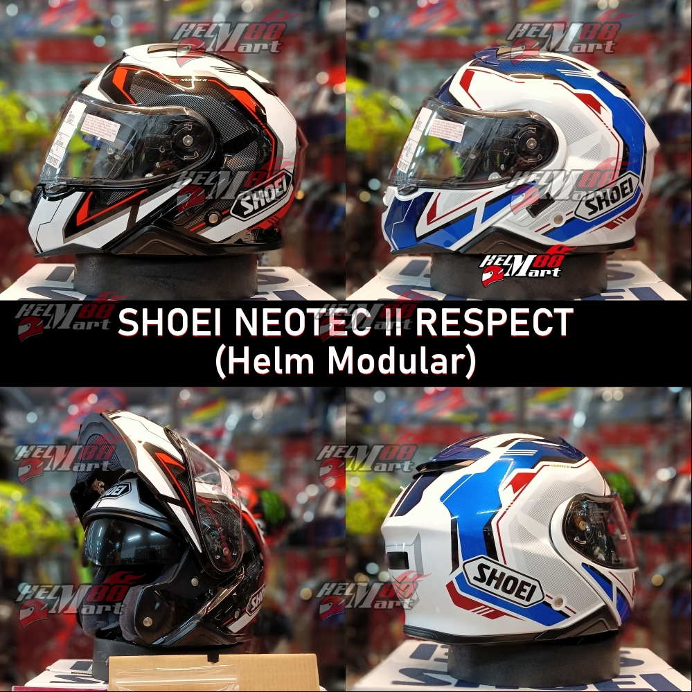 SHOEI Neotec 2 RESPECT - Helm Shoei Modular Flip Up Neotec II