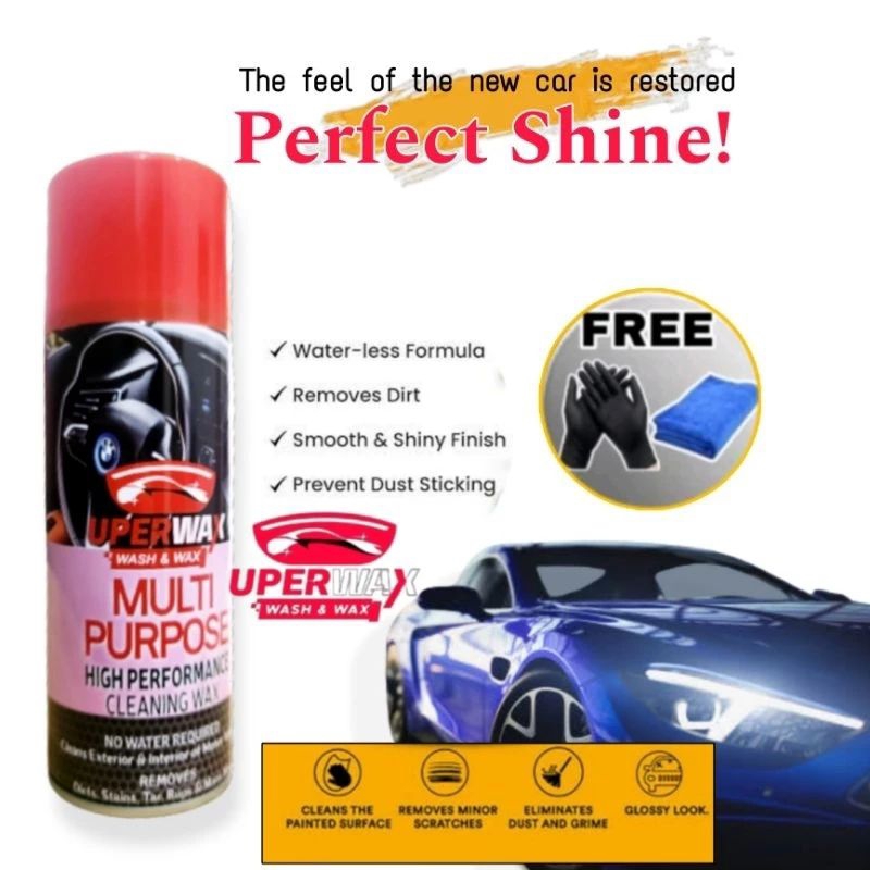 UPERWAX MULTIPURPOSE PEMBERSIH SERBAGUNA WASH & WAX MOTOR/MOBIL