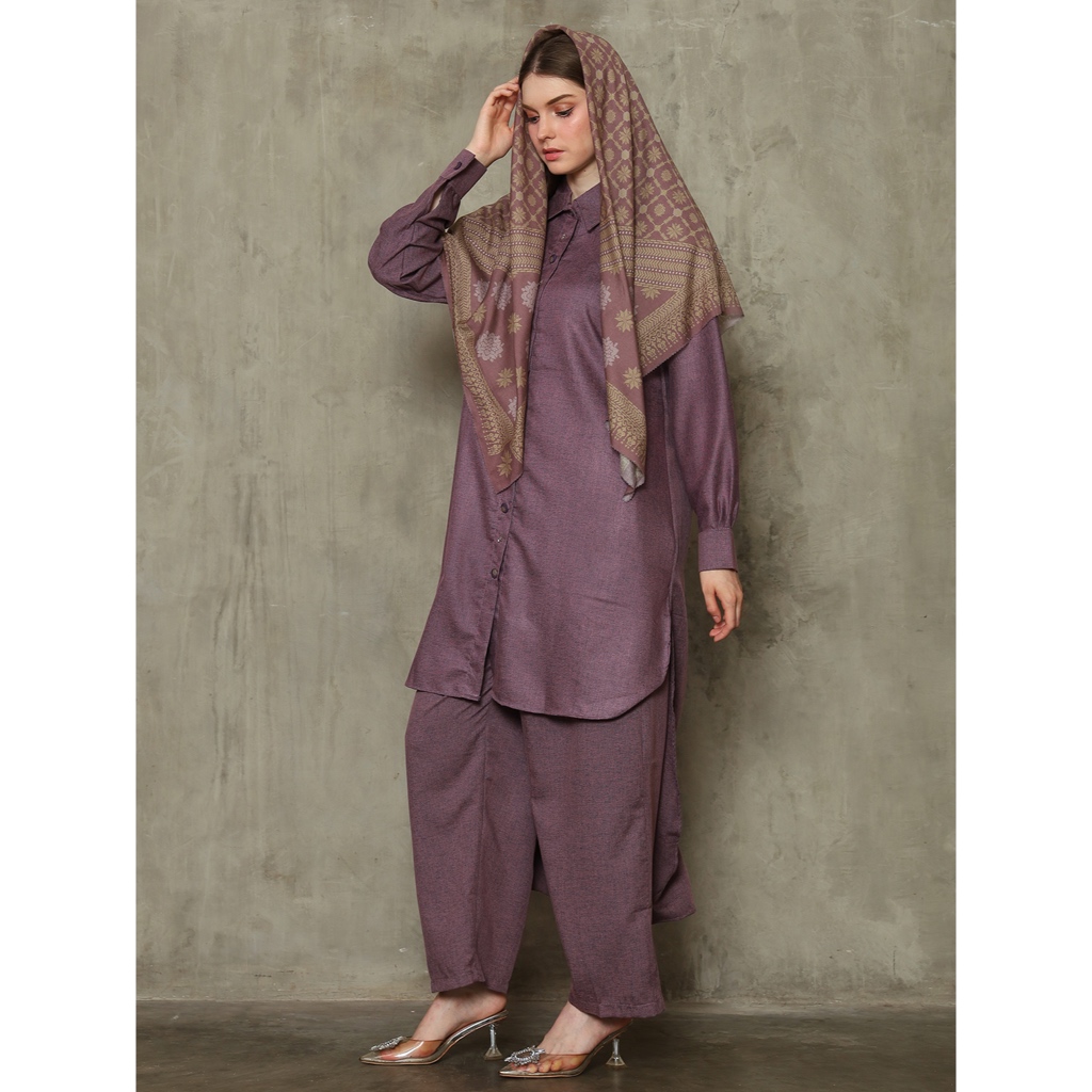 Tunik Set Celana - New Sriwijaya warna PURPLE