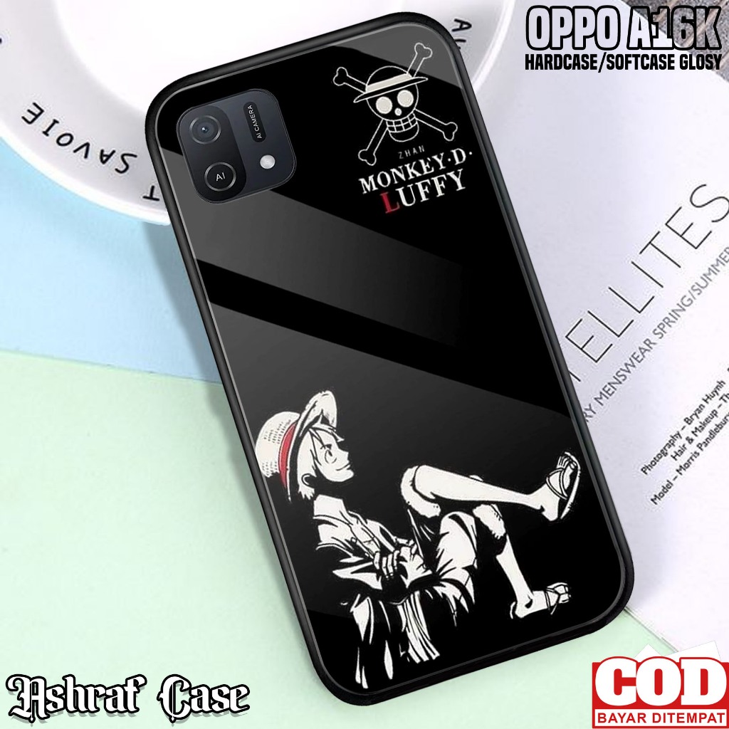 Case Oppo A16K - Casing Oppo A16K ( OP ) Silikon Hp Oppo A16K - Kesing Hp Oppo A16K - Softcase Glass