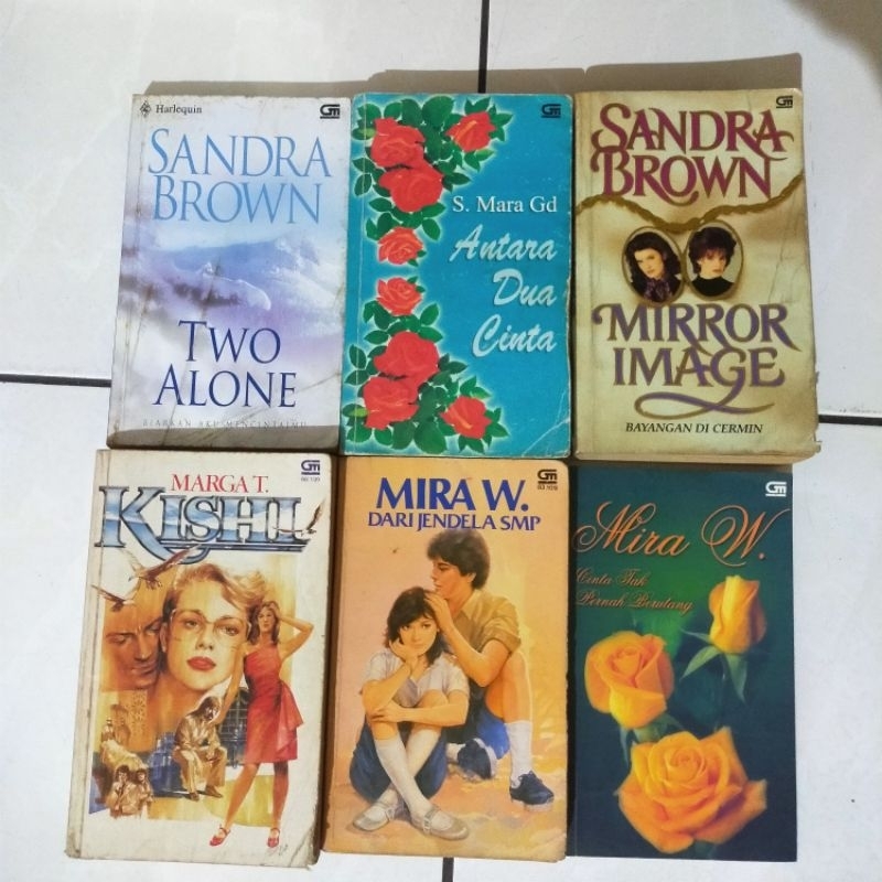 Novel Kondisi Cukup Mira W, Marga T, S. Mara Gd, Sandra Brown, Sidney Sheldon, Diana Palmer, Hisrom