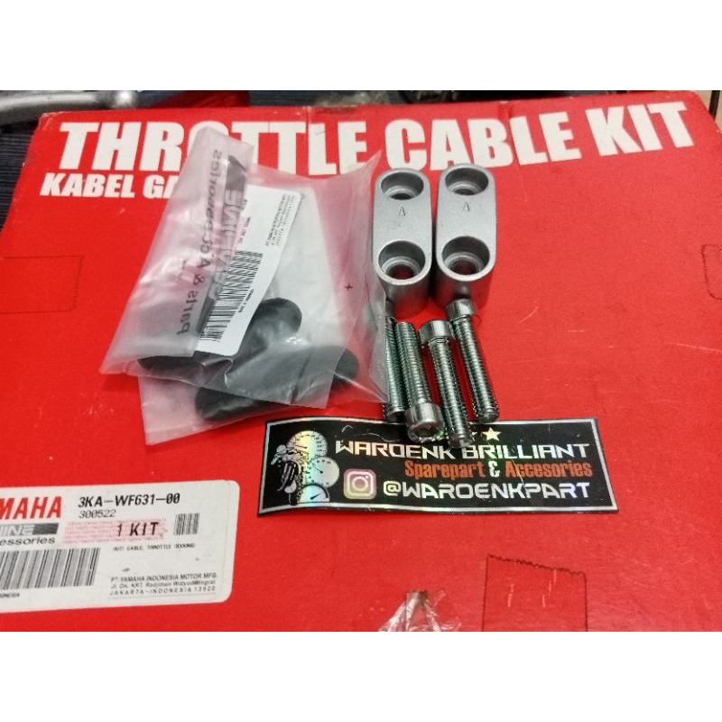 klem stang set motor Yamaha scorpio Vixion rxking original