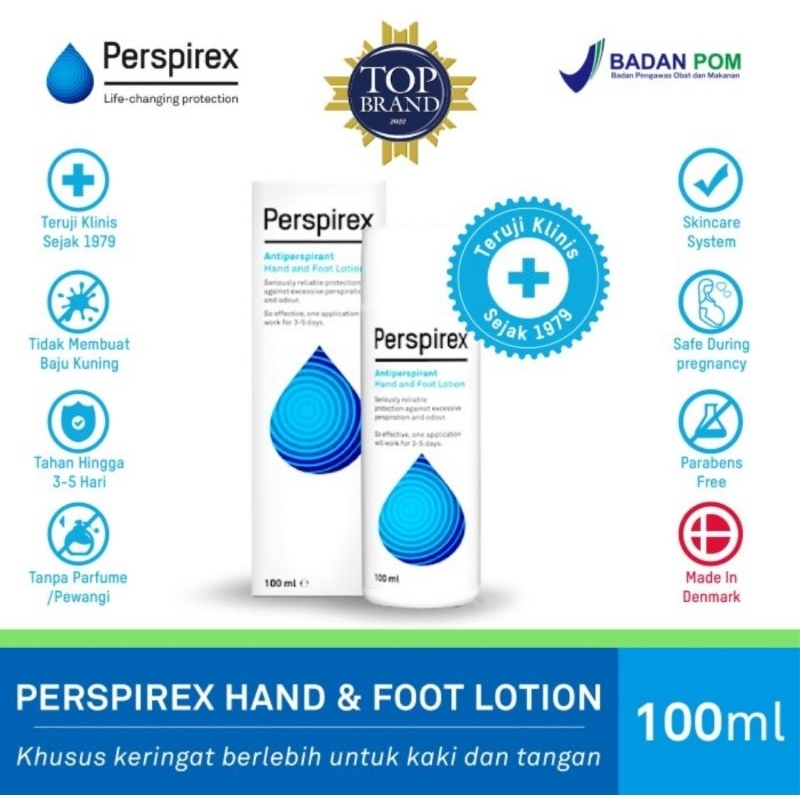 [PROMO!] PERSPIREX HAND & FOOT LOTION 100ml Anti Perspirant Bau Tangan Kaki