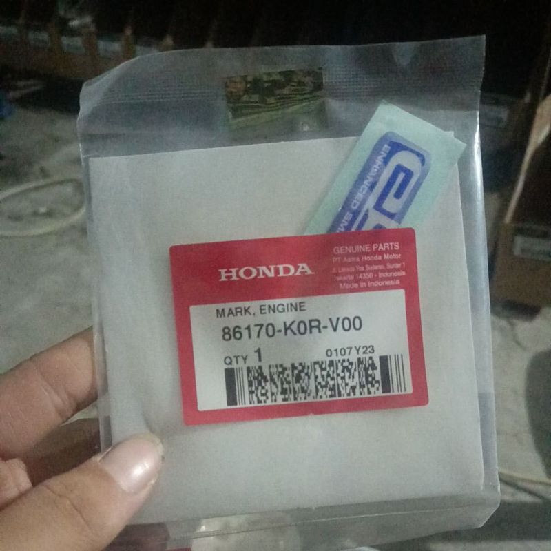86170K0RV00 Emblem Esp Biru Pcx