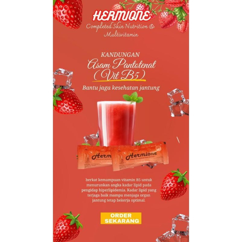 

HERMIONE COLLAGEN DRINK ( 1 KOTAK ISI 10PCS )