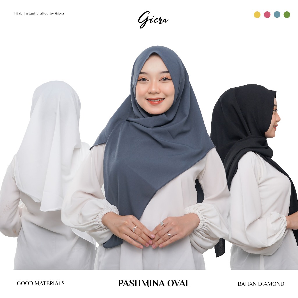 GIERA Pasmina Oval Premium Pashmina Oval Diamond