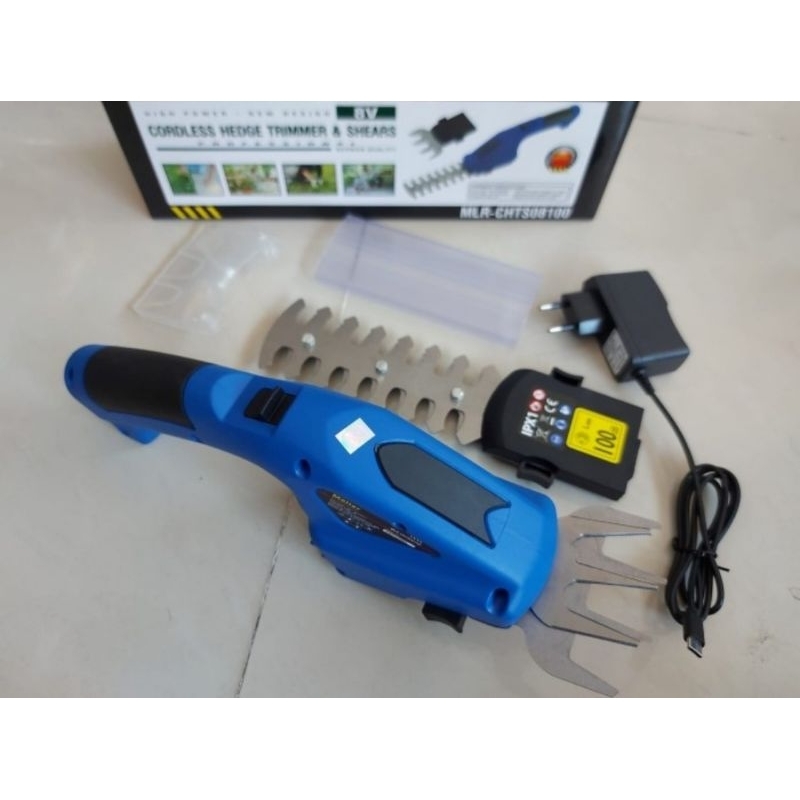 Mesin Potong Rumput Charge MOLLAR HEDGE TRIMMER Cordless Pemotomg Rumput Baterai Single Hand