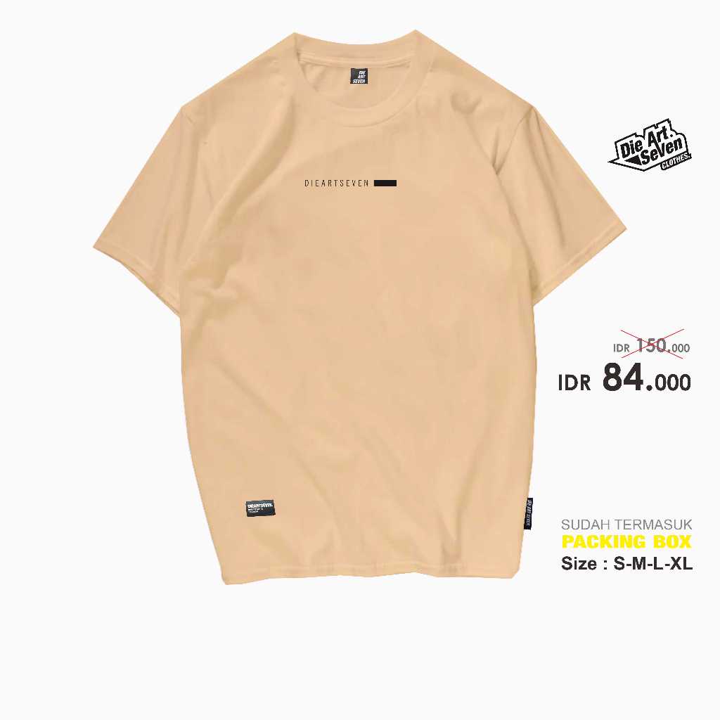 Dieartseven - Kaos Distro Pria T shirt Gaiyo Khaki