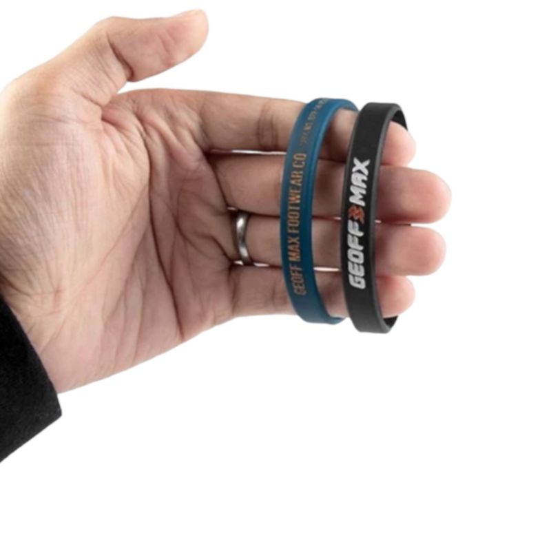Gelang Karet Geoff Max Rogo Black Blacelet Gelang Distro