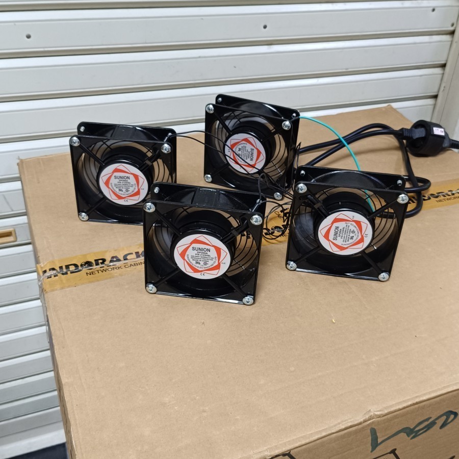 quad fan for closed rack server / Roof fan 4 fan rack server