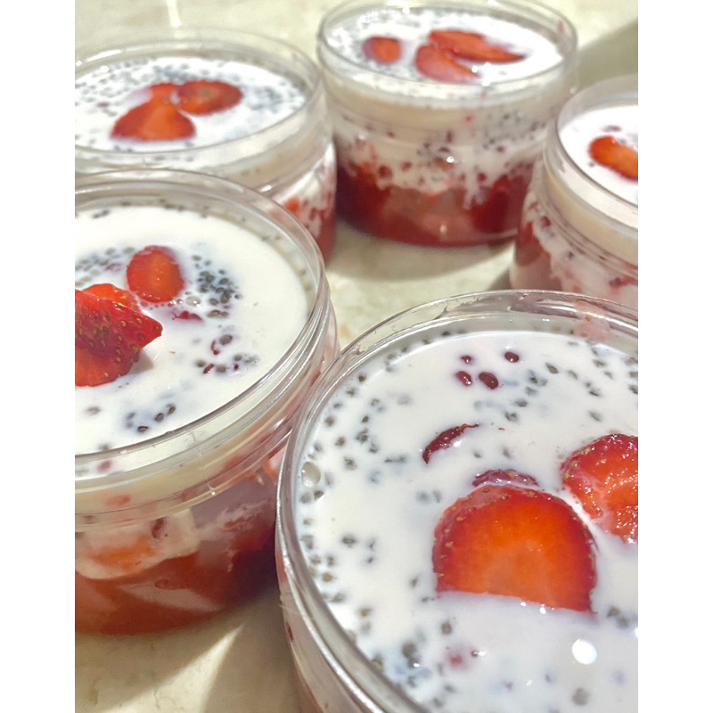 

Strawberry Sago 250 ML | Healthy Dessert Jar