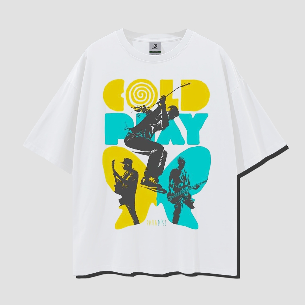 Coldplay Paradise Vintage  Style Oversize Tee