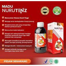 Madu Nurutenz 280gr - herbal Meringankan gejala hipertensi.