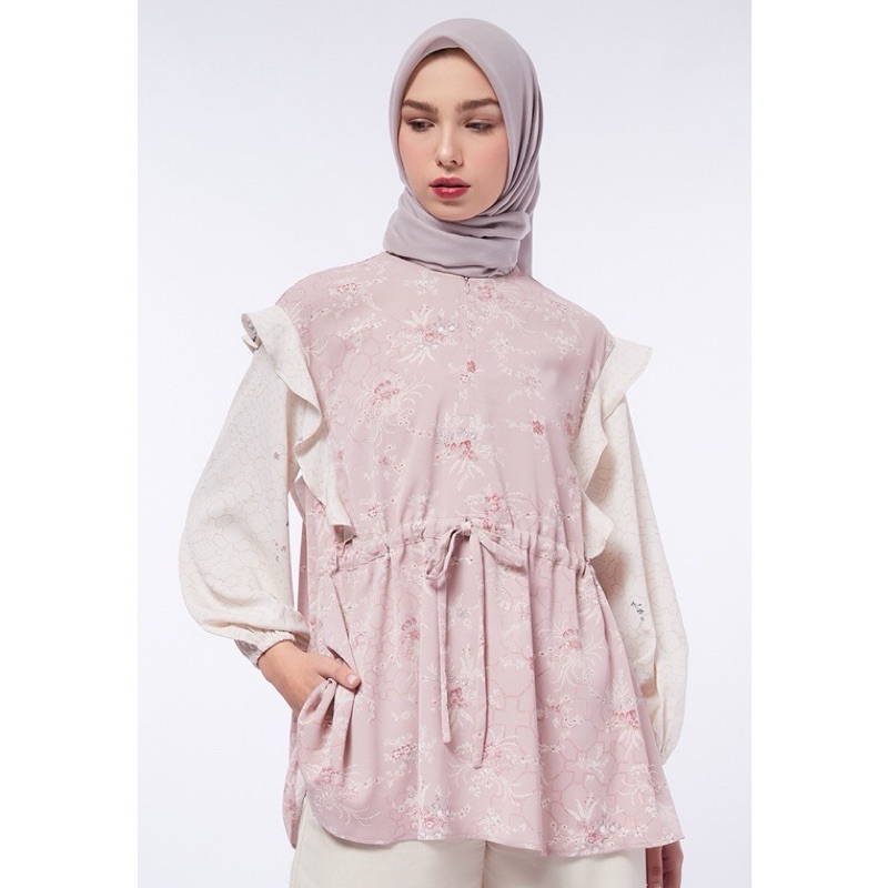 et cetera x Puru Kambera Printed Blouse PINK