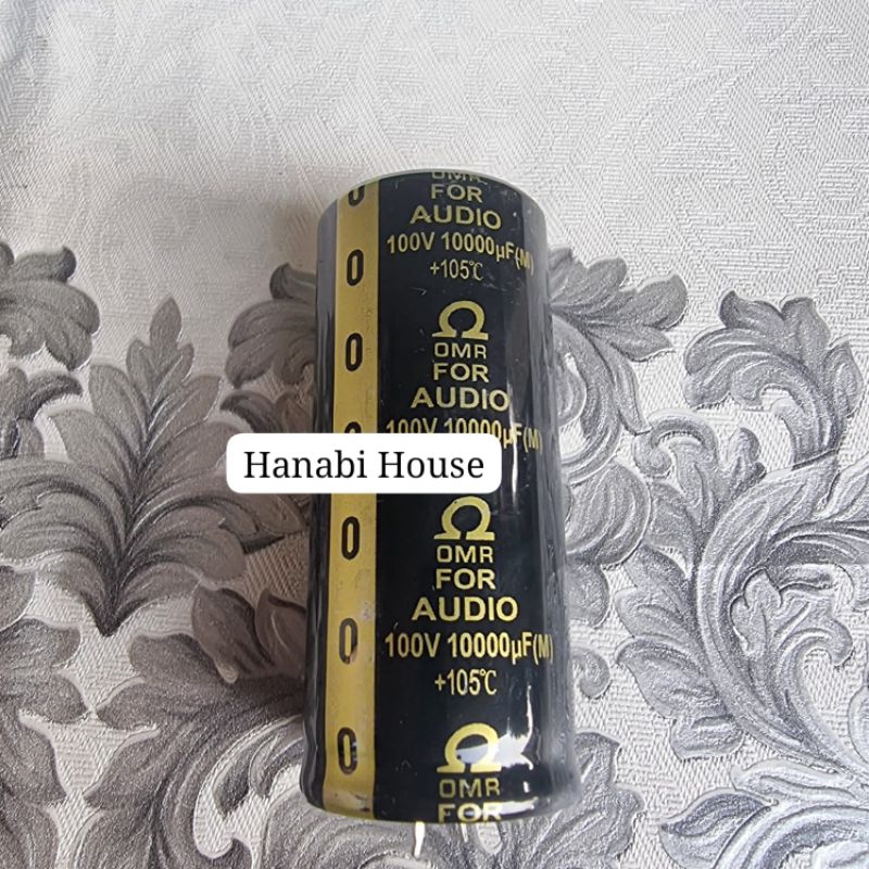 Elco 10000uf 100v Elko AUDIO OMR ORIGINAL elko