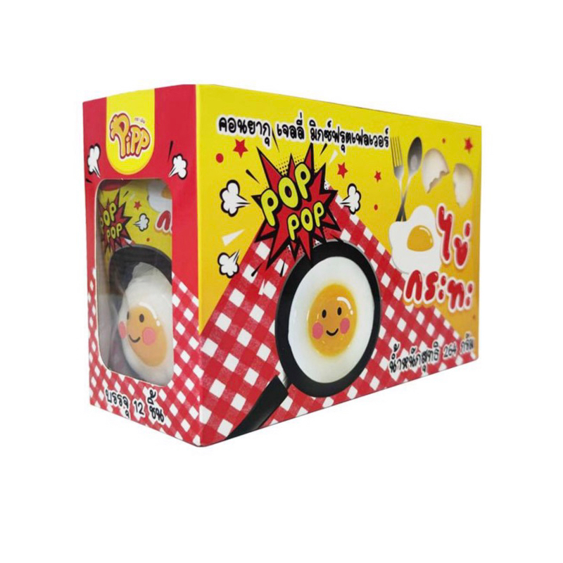 

PIPP Egg Pan Jelly 1 Pcs / Snack Thailand