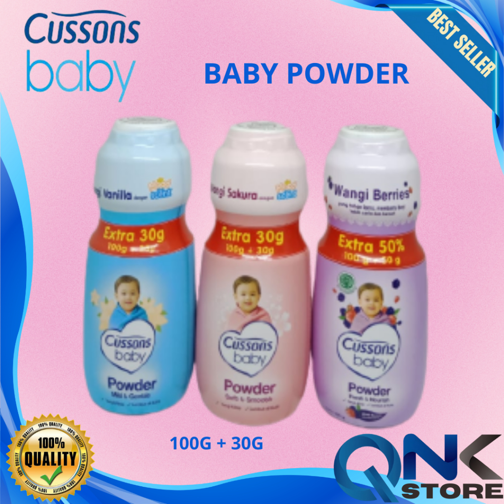 Cussons Baby Powder 130g Bedak Cussons Bedak Bayi