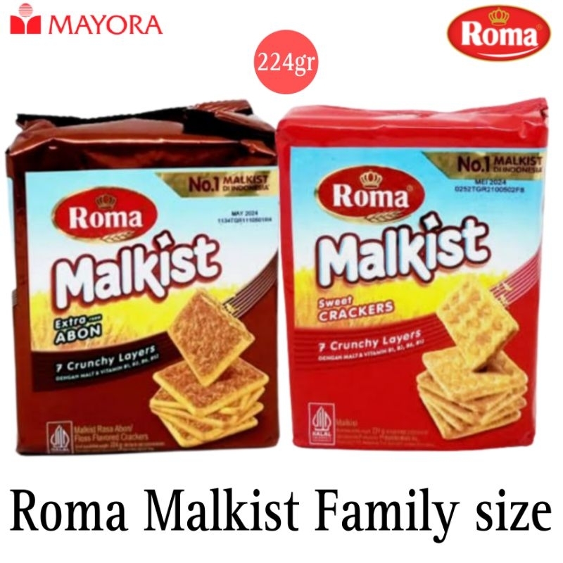 

Roma Malkist Crackers family 224gr