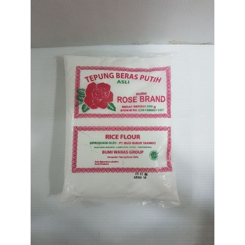 

Rose brand Tepung beras putih 500gr