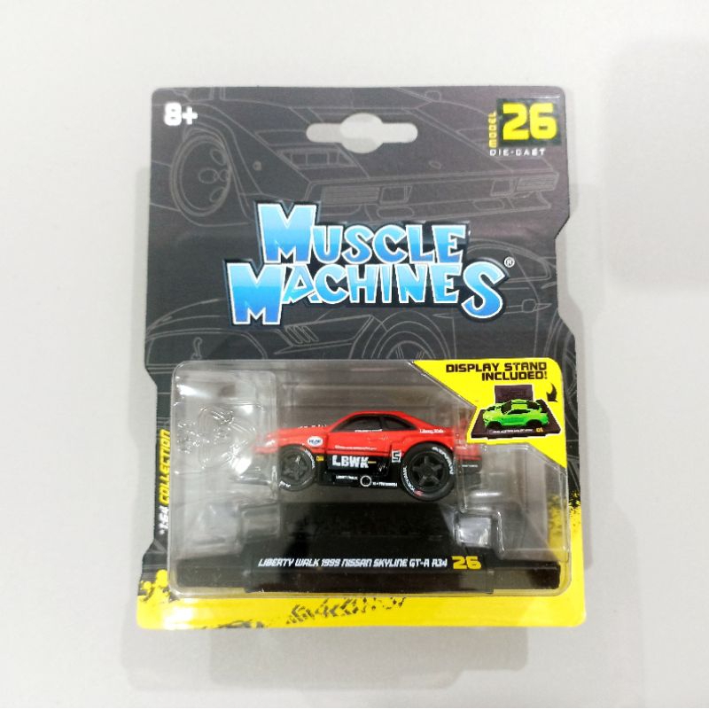 Muscle Machines Liberty Walk Nissan Skyline GT-R R34 LBWK