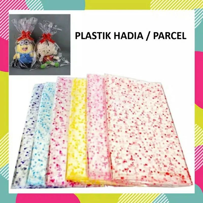 

plastik bungkus parsel kado hadiah motif