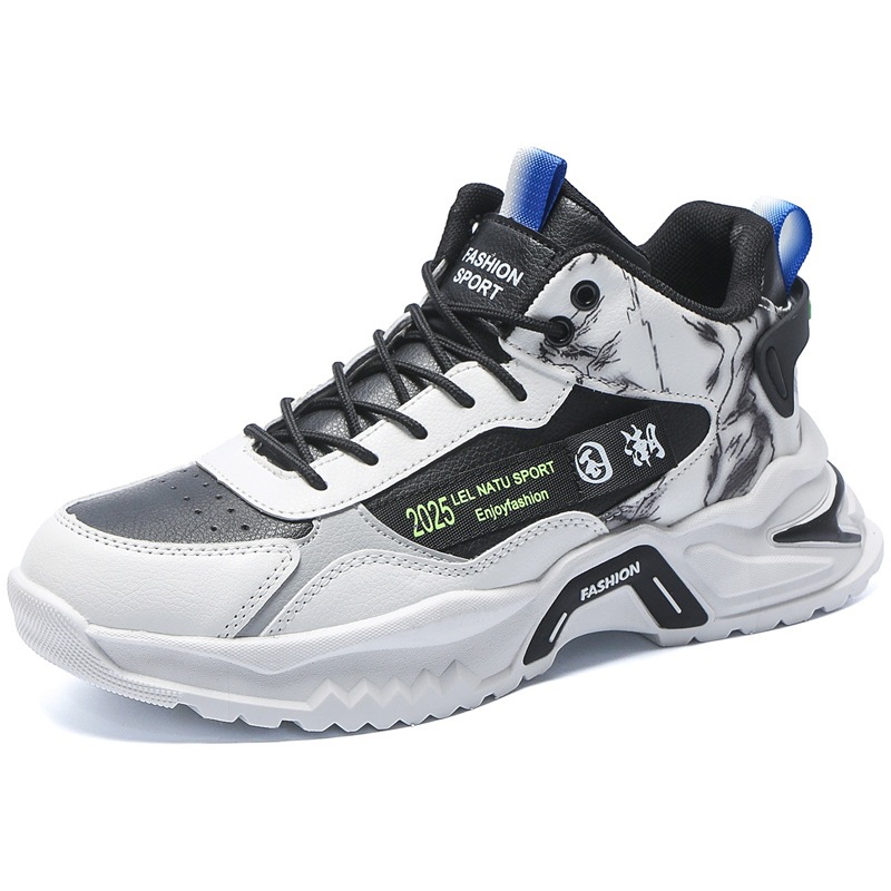 [TBIG] HTANIMSHOESS Sepatu High Top Sneakers Pria Sepatu Import Murah Pria Sekolah Kuliah Kerja