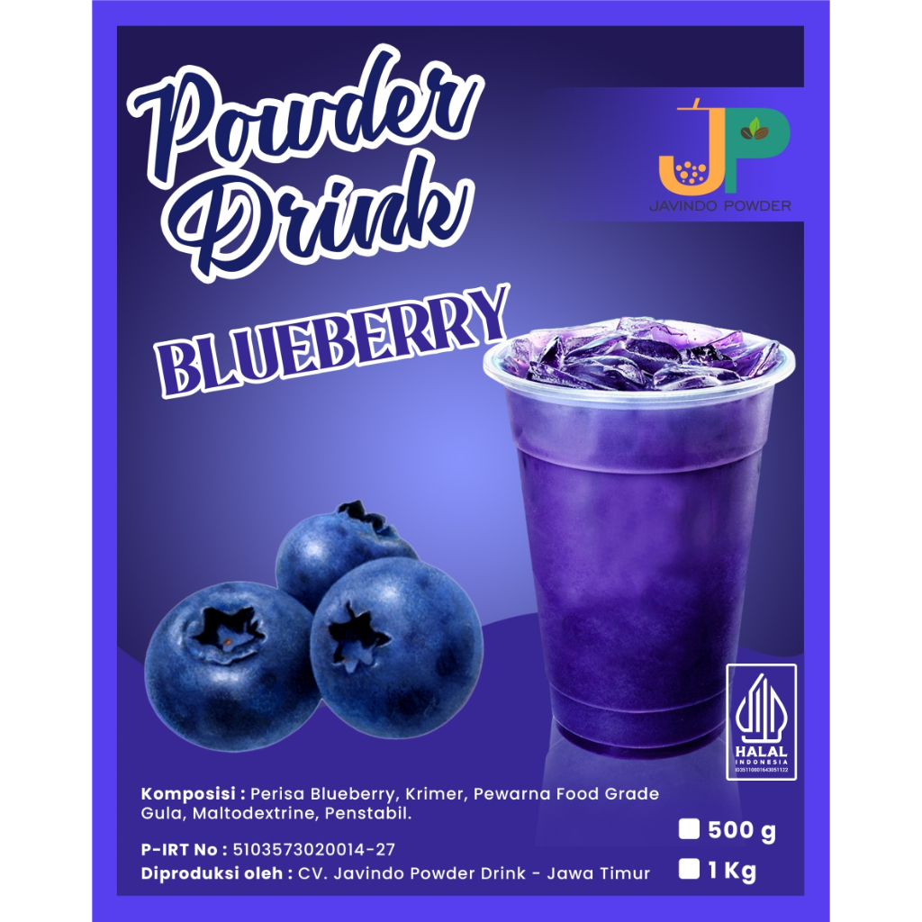 

Bubuk Minuman Blueberry